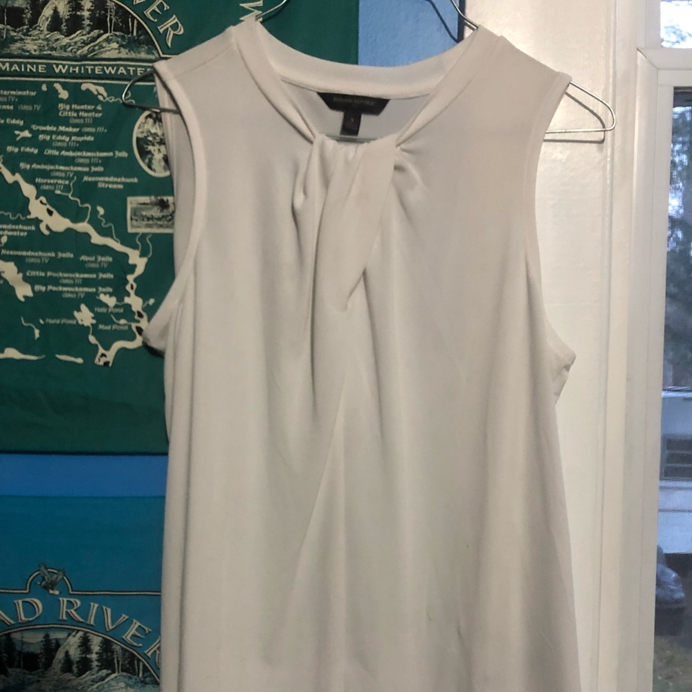 Small banana republic white dress tank